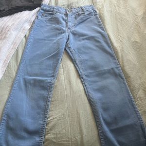 Corduroy Blue Pants